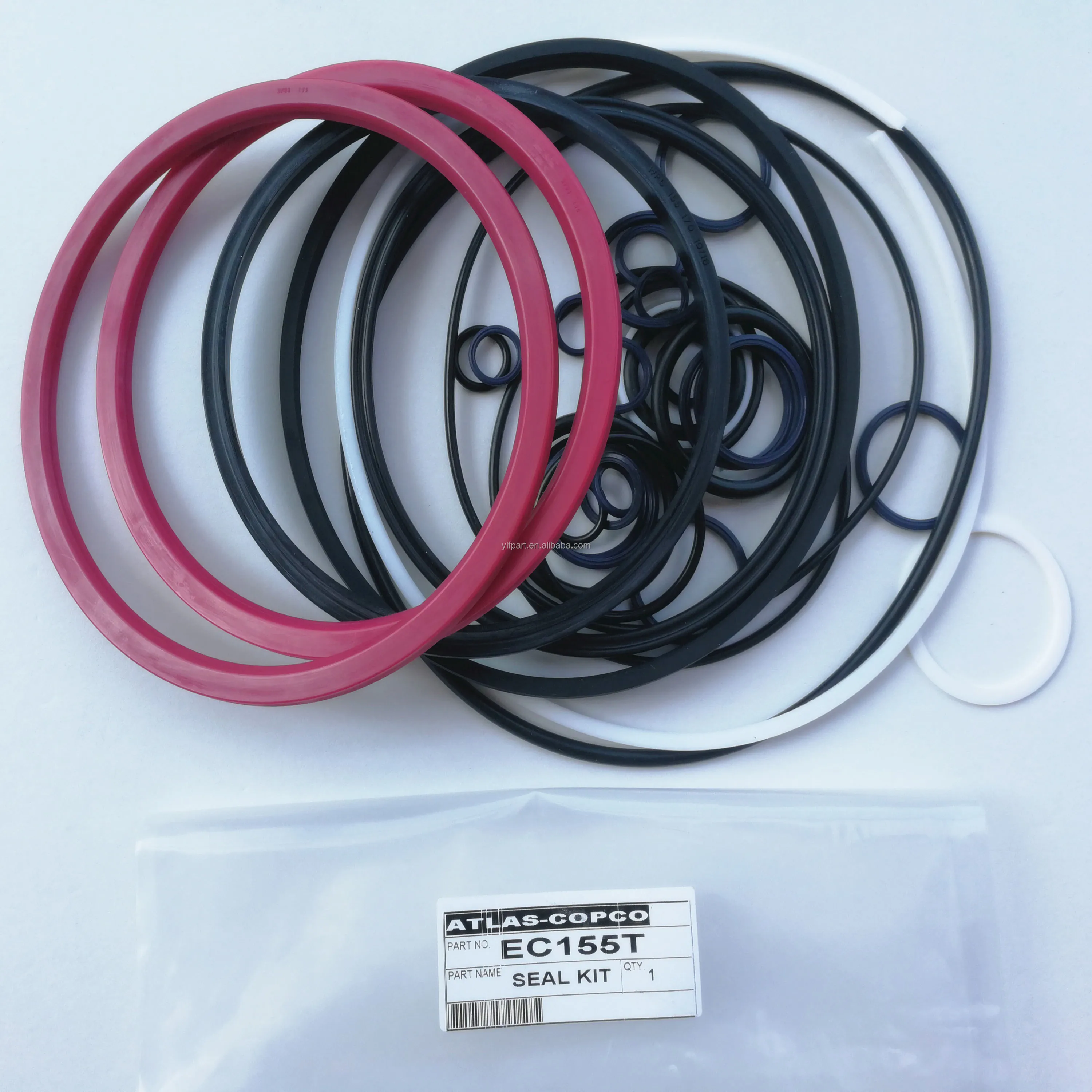 Atlas ec120t ec155t copco ec40t ec50t ec60t ec70t ec80t hydraulic hammer breaker parts rubber buffer seal kit