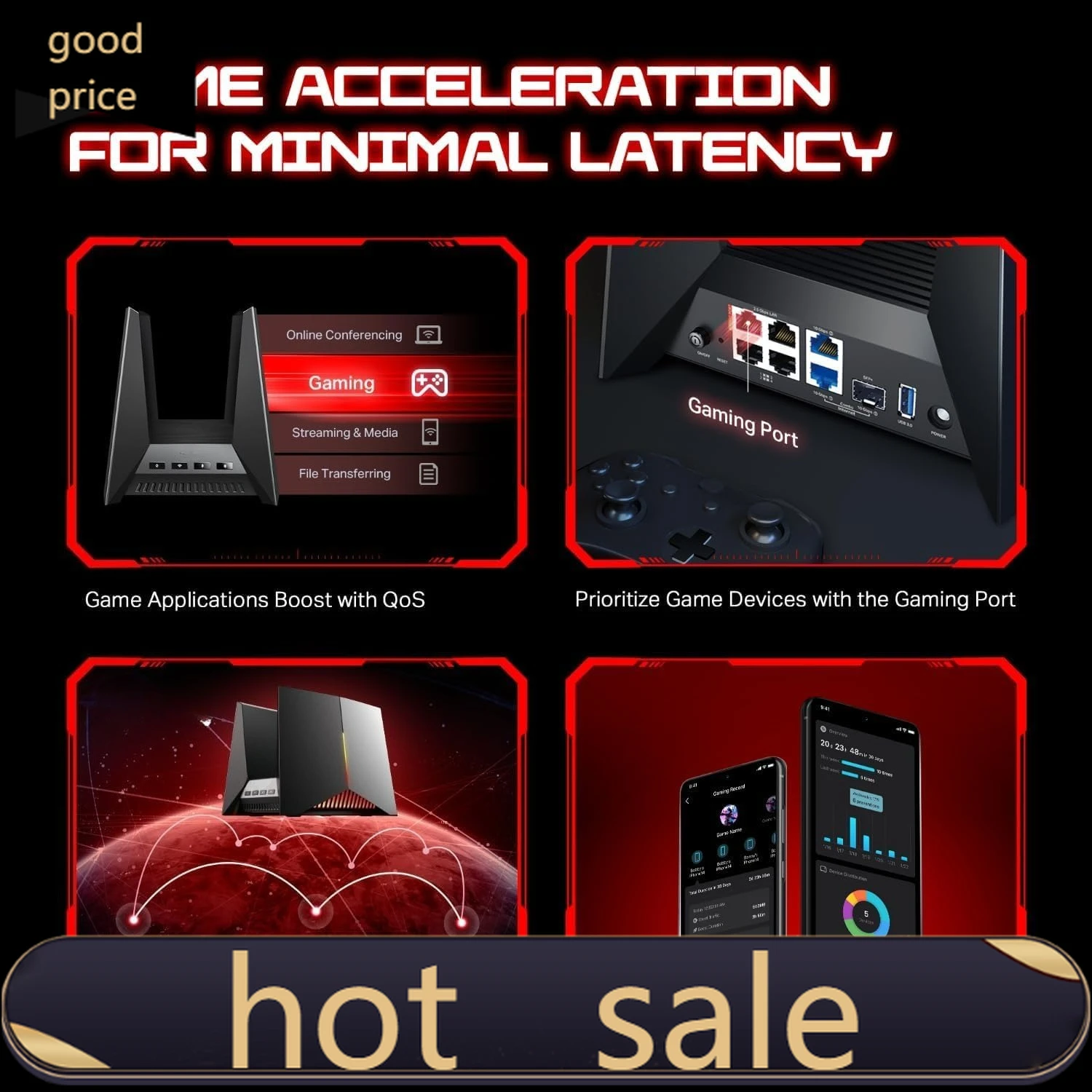 

Трехдиапазонный игровой Wi-Fi 7 роутер Archer GE800 (BE19000) | 12-стримовый | 2×10G + 4×2.5G порта, USB 3.0 | Турбоускорение