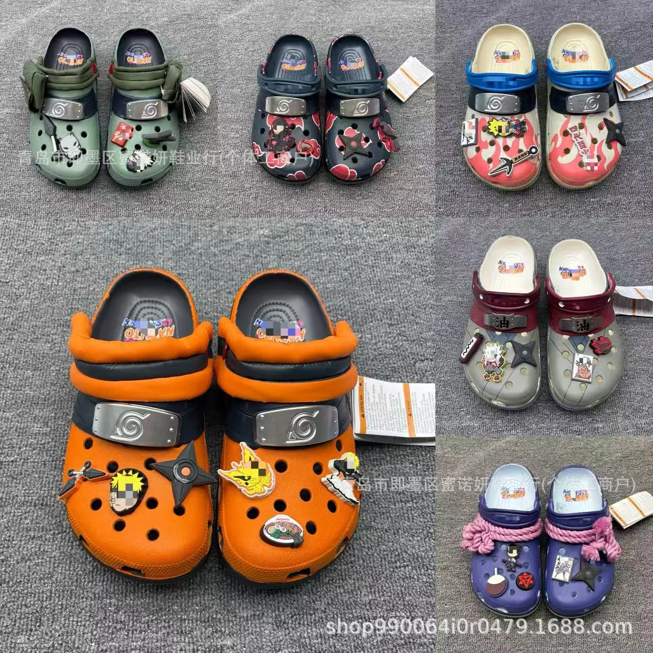 Naruto Anime Men Sandals Thick Soled Breathable Toe Cap Casual Beach Slippers Summer Non Slip Slippers Sasuke Itachi Kakashi