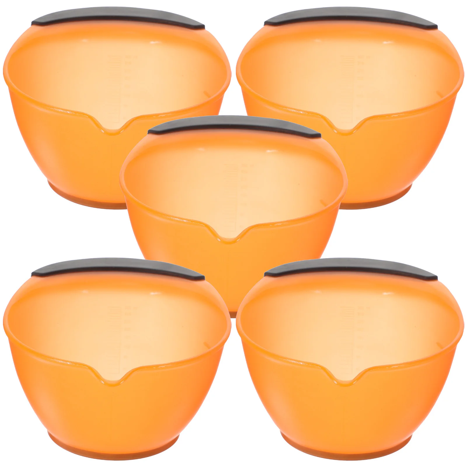 

5 шт. миски для краски для волос прочные широкие глубокие салонные миски для смешивания красок для волос легко очищаемые парикмахерские инструменты парикмахерская миска для окрашивания