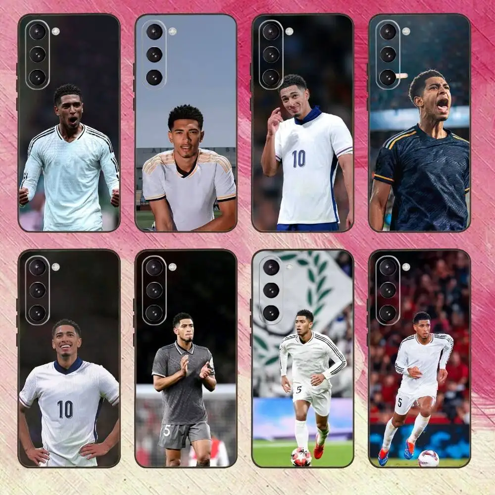 

Football J-Jude12 Real M-Madrid Phone Case For Samsung Galaxy A73,A72,A71,A70,A53,A52,A51,Others Soft Black Cover