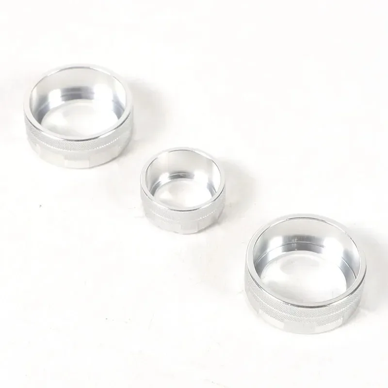 For Toyota GR Supra A90 2019-2026 Aluminum Alloy Black Car Air Conditioning Volume Knob Ring Cover Trim Interior Car Accessories 6