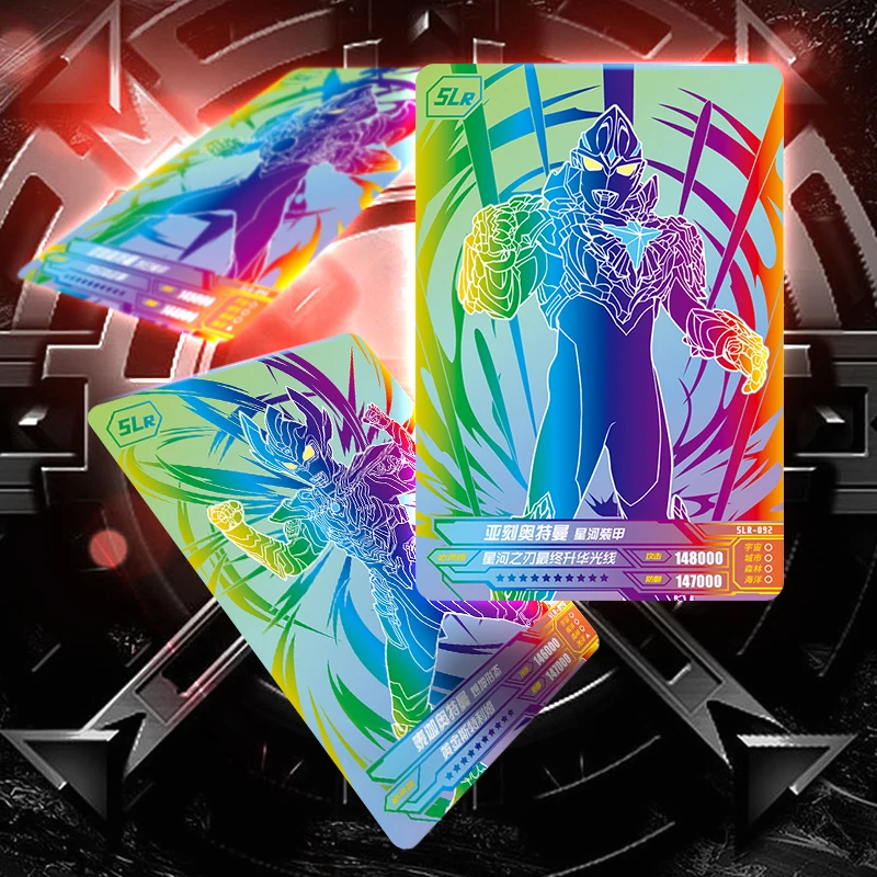 KAYOU Gioco di carte ufficiale Ultra Man Shining 9th Cards Raro pacchetto di battaglie da collezione Regalo di compleanno caldo per ragazzi Gioco di carte per bambini Giocattolo
