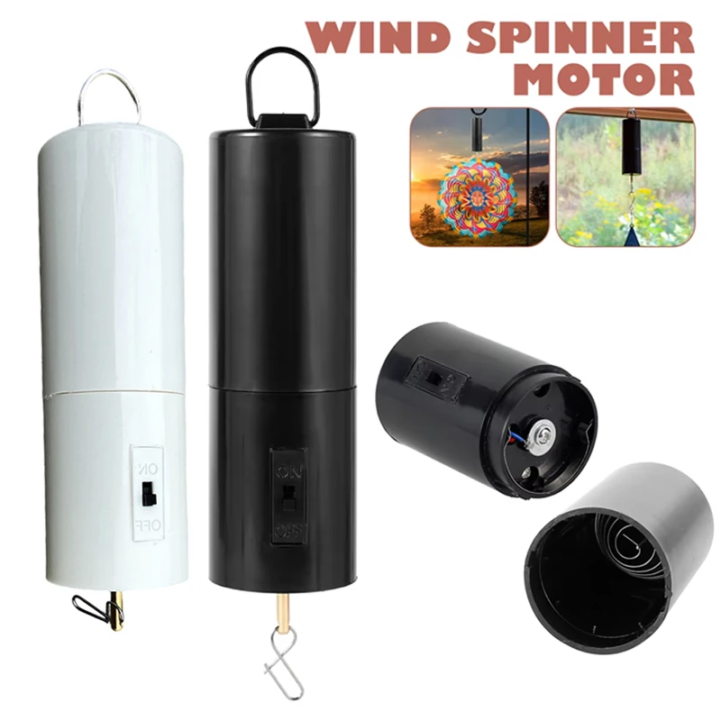 Battery Powered Hanging Rotating Motor for Wind Spinner Disco Balls Wind Chimes Outdoor Garden Decor Ornament Rotation Motor