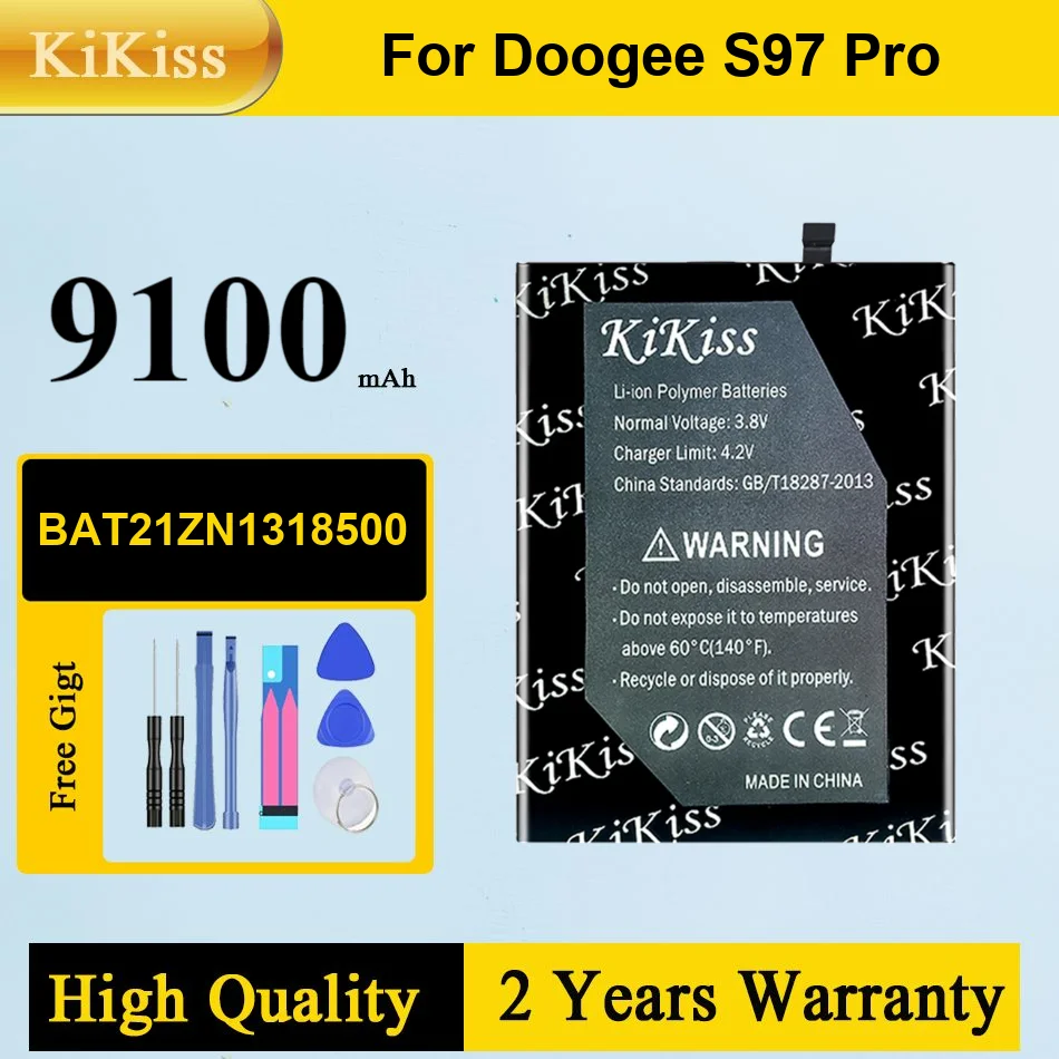 

Аккумулятор KiKiss BAT21ZN1318500 Для DOOGEE S97 Pro