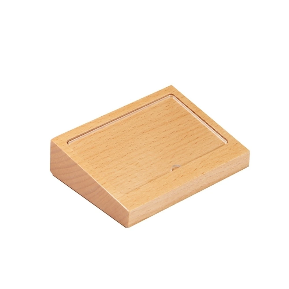 Acryl Panel Holz Tisch Name Karte Display Menü Schildhalter Stehen Preis Papier Tags Label Rack