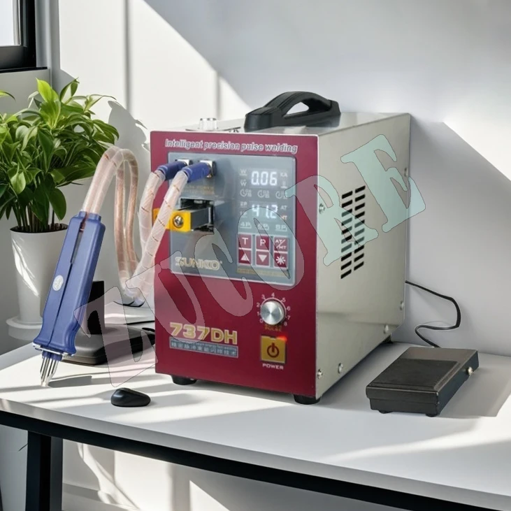 SUNKKO 737DH Mini battery spot welder for 18650 battery torch spot welder 4.3KW 220V 110V