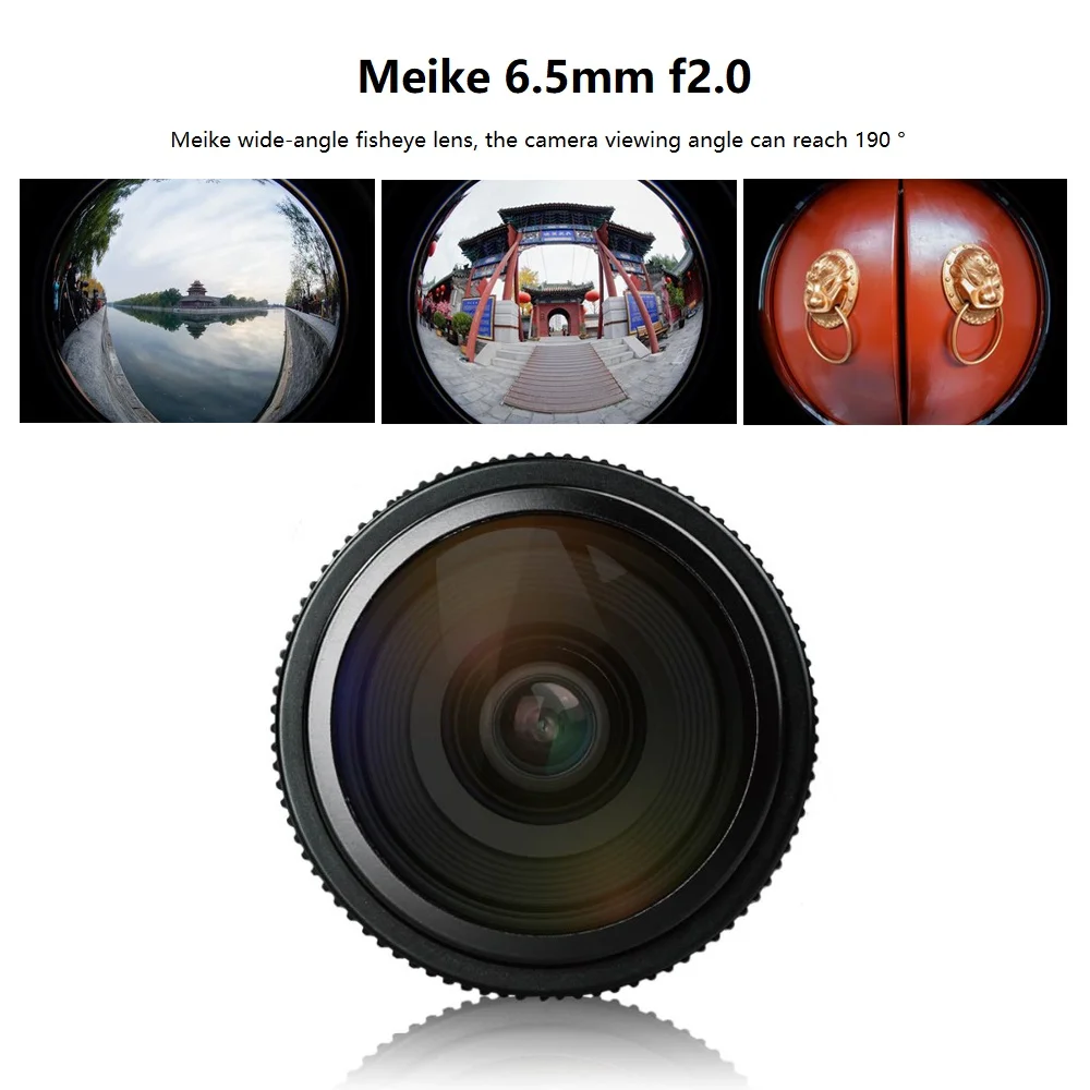 Meike 6.5 مللي متر f2.0 عدسة عين السمكة الدائرية APS-C لـ Fujifilm X-Mount X-T3 X-T30ii X-T100 X-T50 XS10 X-T4 X-E1 XT-2 X-T5 X-T2