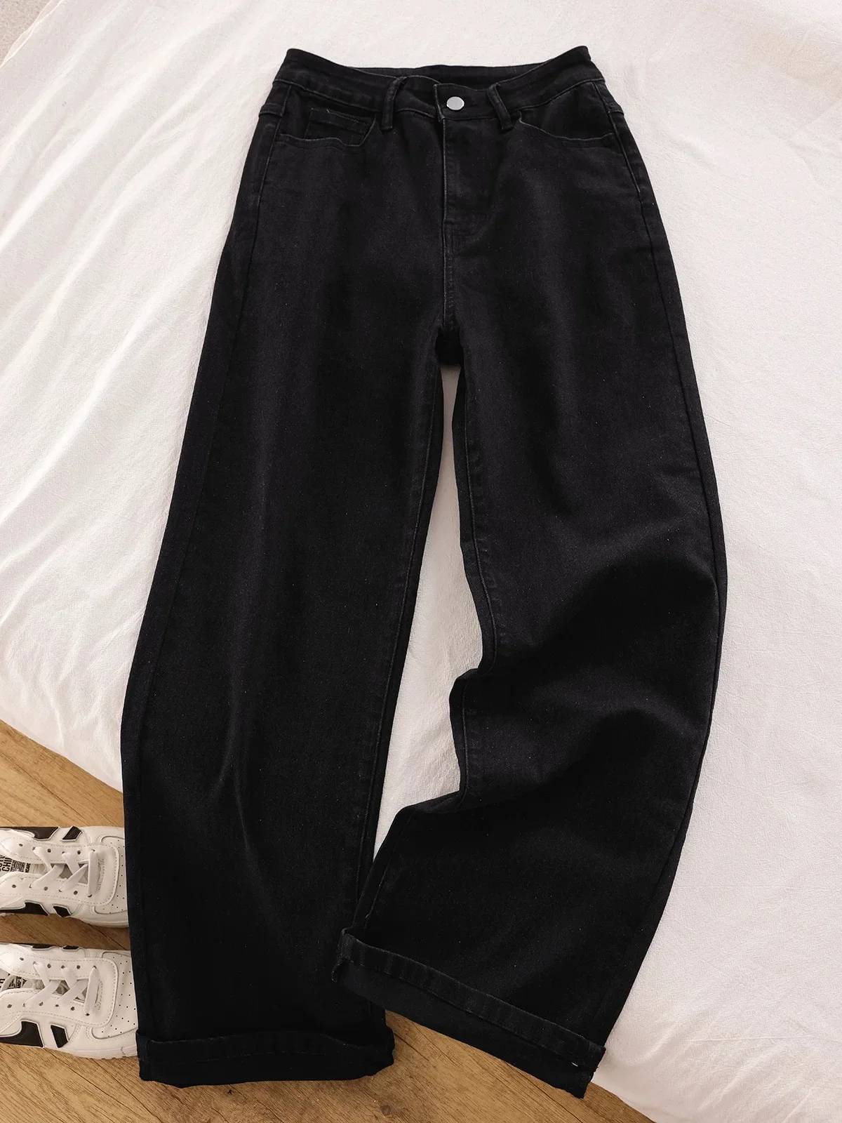 

Мужские джинсы American High Street 2026: Новинка Весна-Осень, повседневные, прямого кроя, свободные, универсальные брюки, молодежный тренд