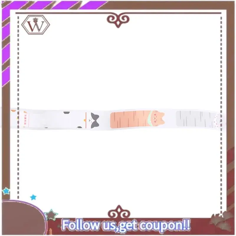 Latest Black On Cats Patterns Vertical Label Tape Special Shapes Self-Adhesive Sticker 12 X 40Mm 3-Roll