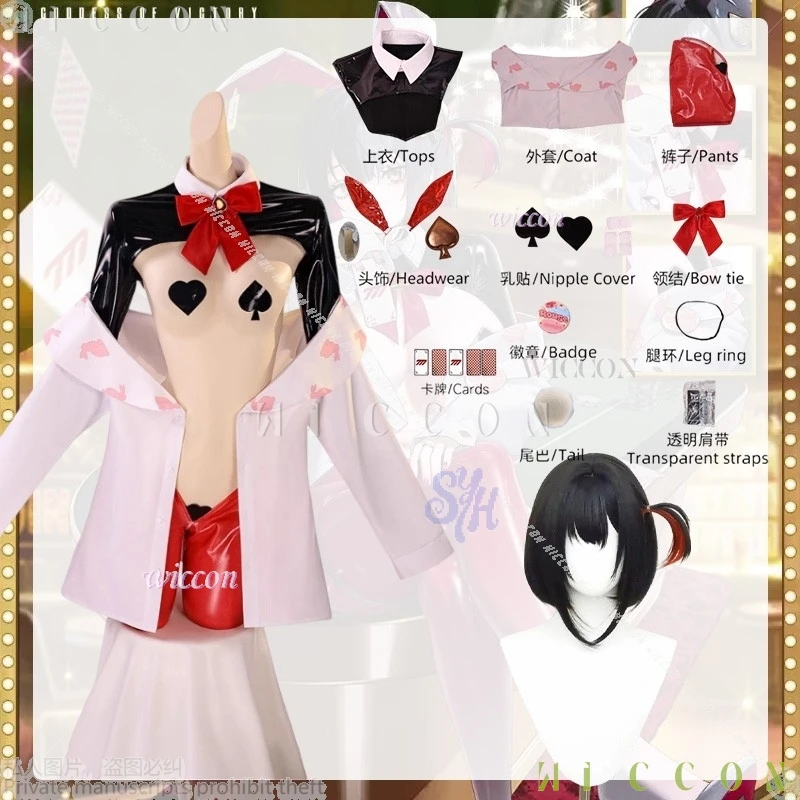 

Fantasia Halloween Game NIKKE GODDESS OF VICTORY Cosplay Anime Rabbit Rouge Sexy Lingeries Bunny Girls Disfraz De Mujer