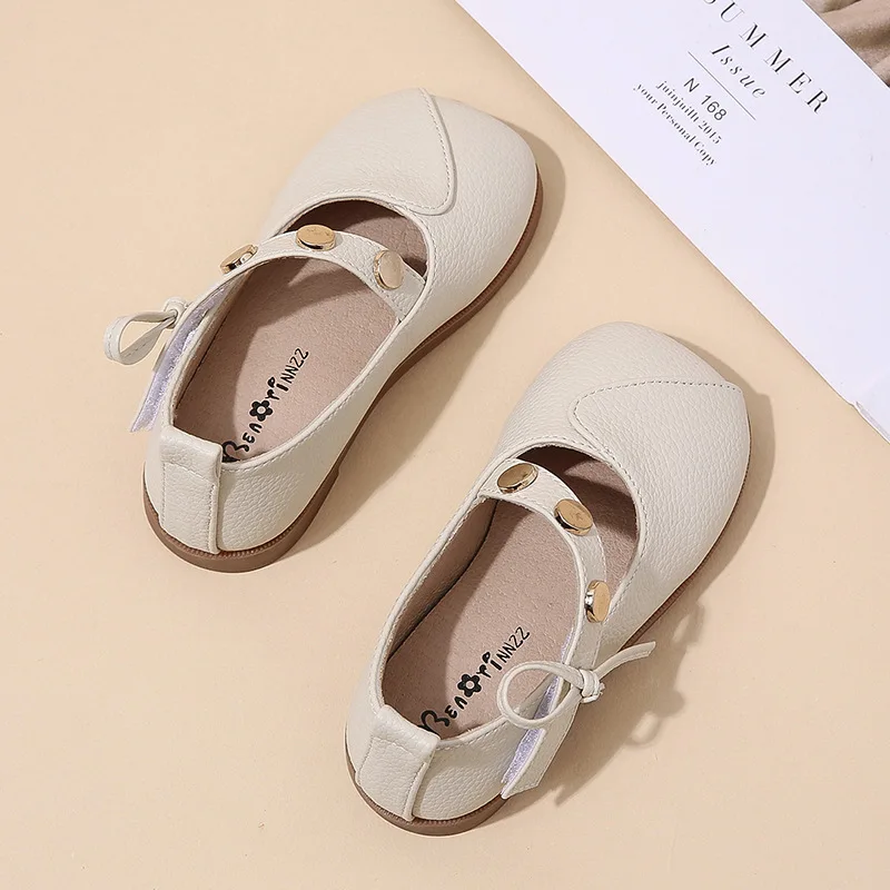 zapatos niña Versatile Girl Shoes Leather Shoes Autumn baby girl shoes Soft Sole Princess Shoes Fashion Kid Shoes детская обувь