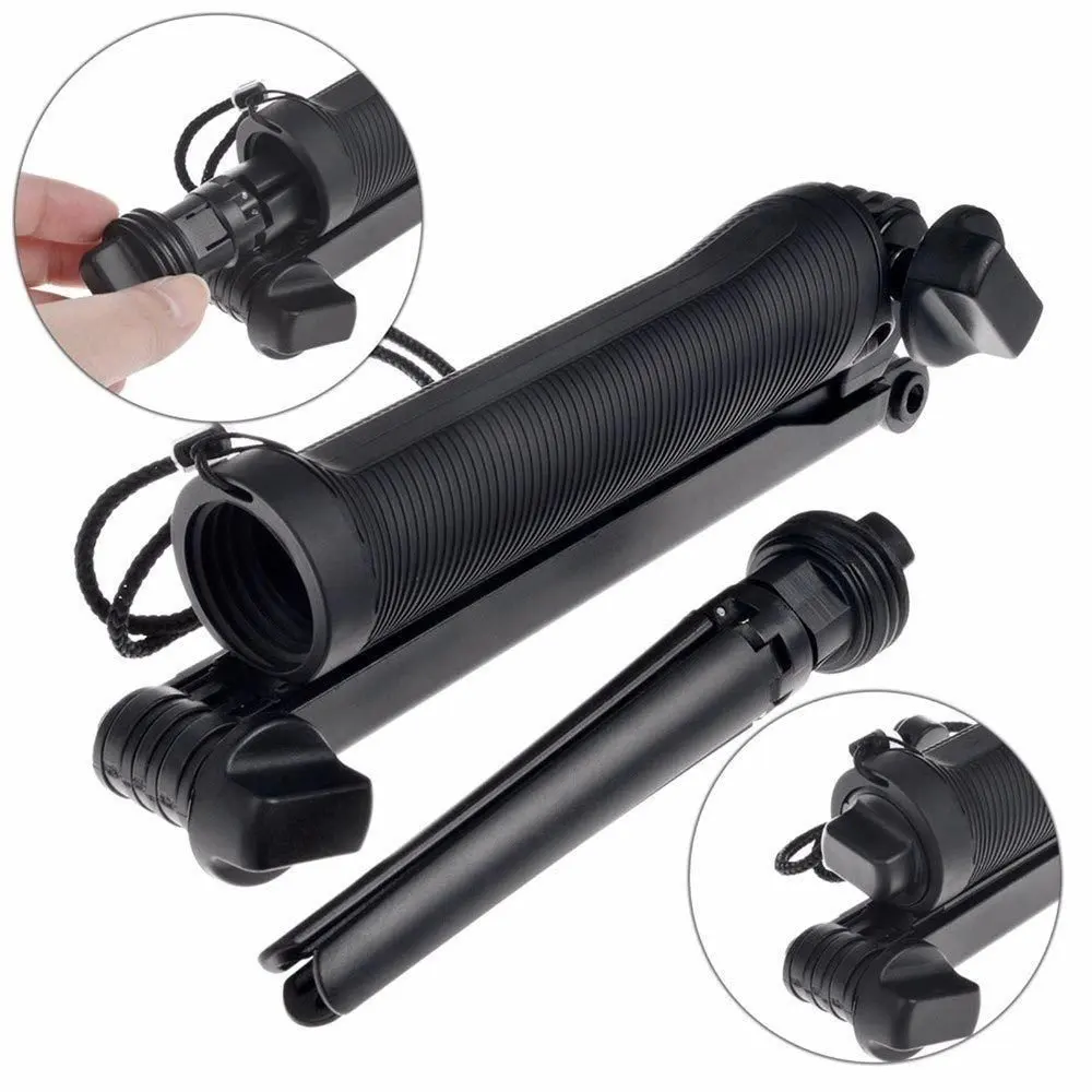 Faltbare 3 Weg Grip Wasserdichte Einbeinstativ Selfie Stick Für Gopro Hero 9 8 7 5 6 4 10 SJ Xiaomi yi Action kamera Stativ Zubehör