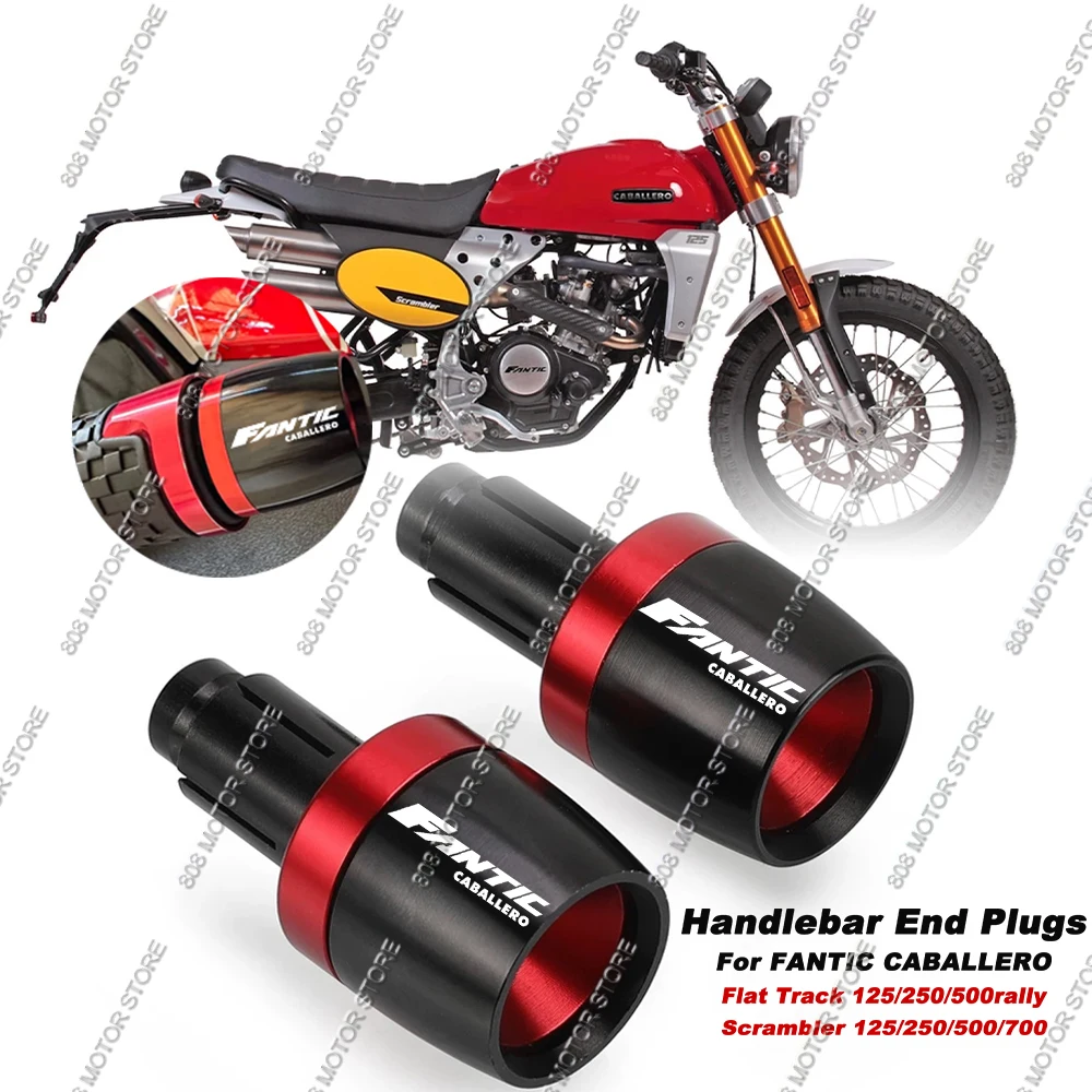 

Для мотоциклов Fantic Caballero: универсальные заглушки для руля 7/8 дюйма (22 мм), CNC-обработанные колпачки на руль