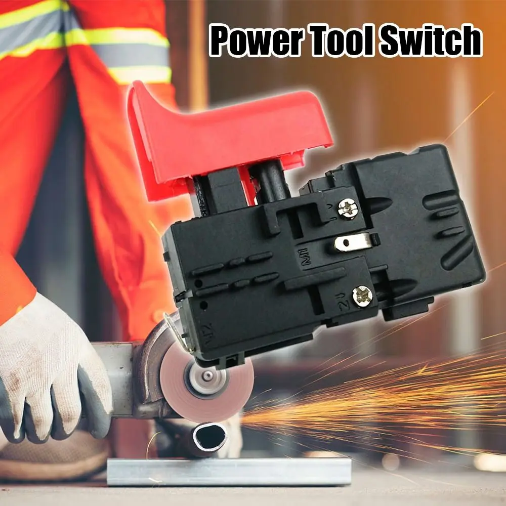 Miniature Power Tool Switch Speed Control Trigger Button for Angle Grinder Electric Hammer Impact Drill Equipment Accessories