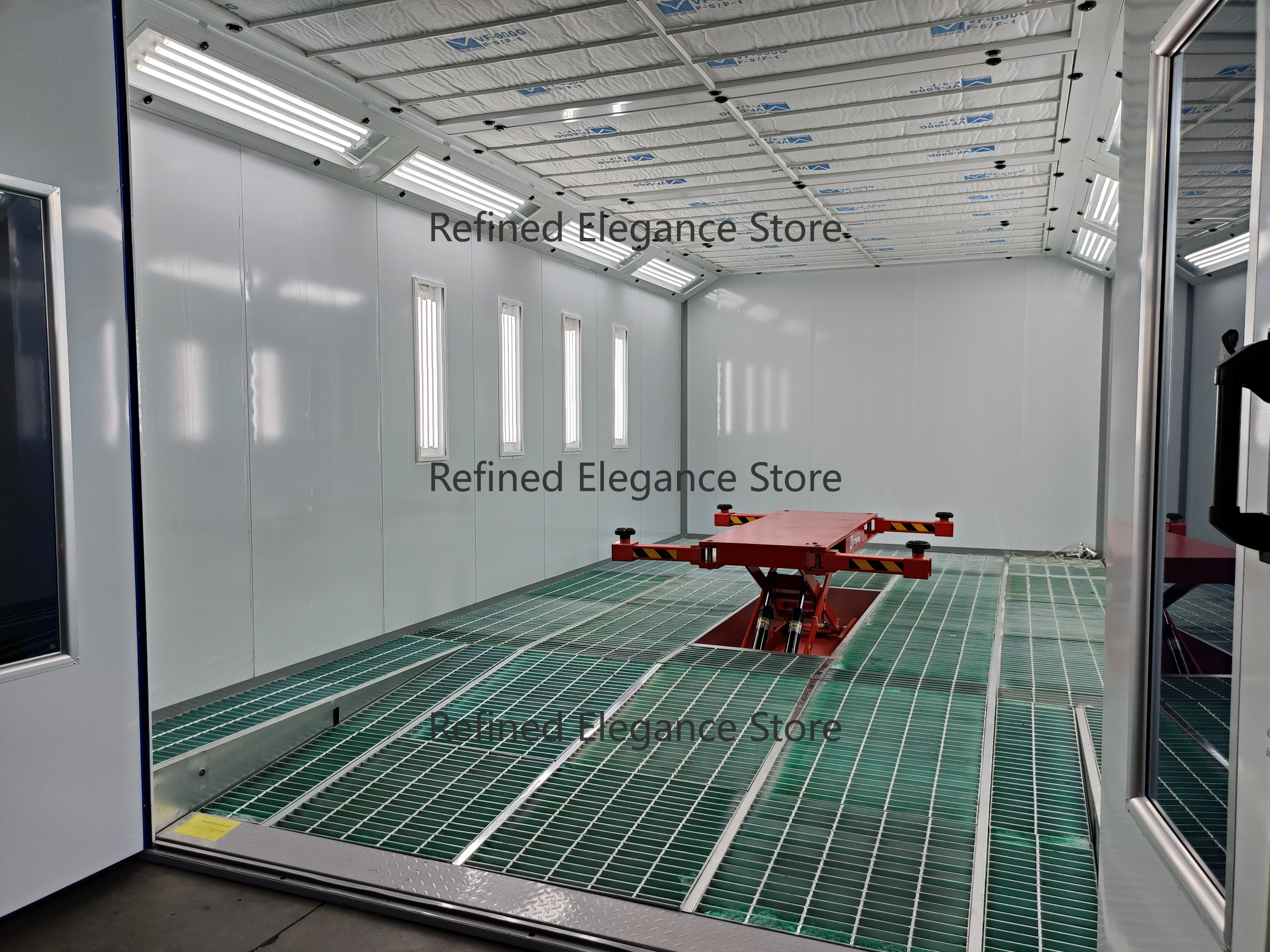 2025 High Quality Electric Heating Car Spray Booths LED Baking Heating High Efficiency Filter Direct Supplier