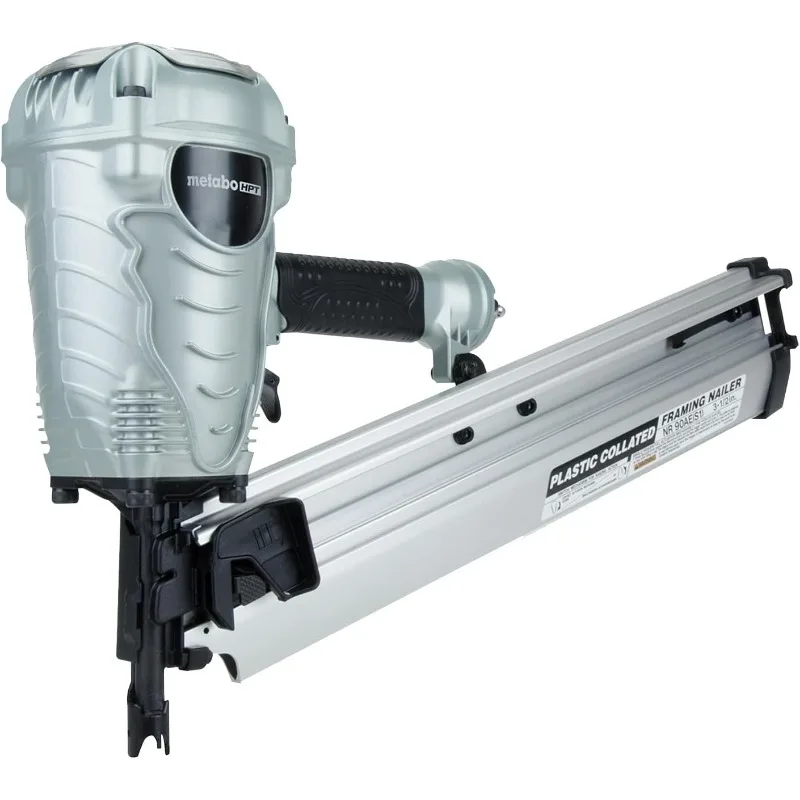

Metabo HPT Framing Nailer, Pro Preferred Brand of Pneumatic Nailers, 21 Degree Magazine, Accepts 2-Inch to 3-1/2-Inch Plastic