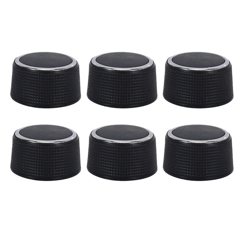 6Pcs Rear Radio Audio Volume Control Knob Dial Tuner For 07-13 Chevy Tahoe Chevrolet Silverado Gmc Acadia Sierra