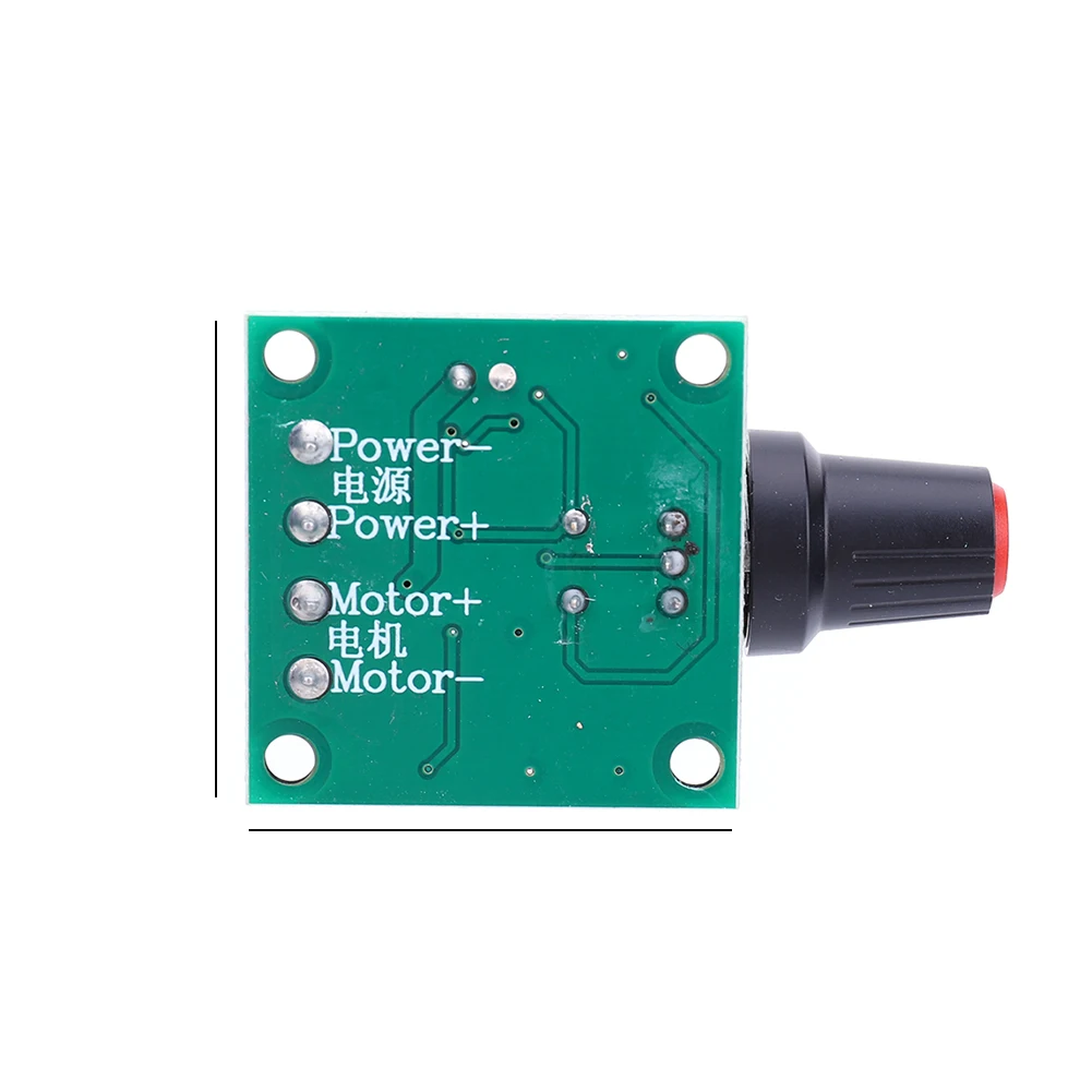 PWM DC Motor Speed Governor 1.8V 3V 5V 6V 12V 2A Adjustable Regulator Drive Module with Speed Control Knob Electronic Components view 6