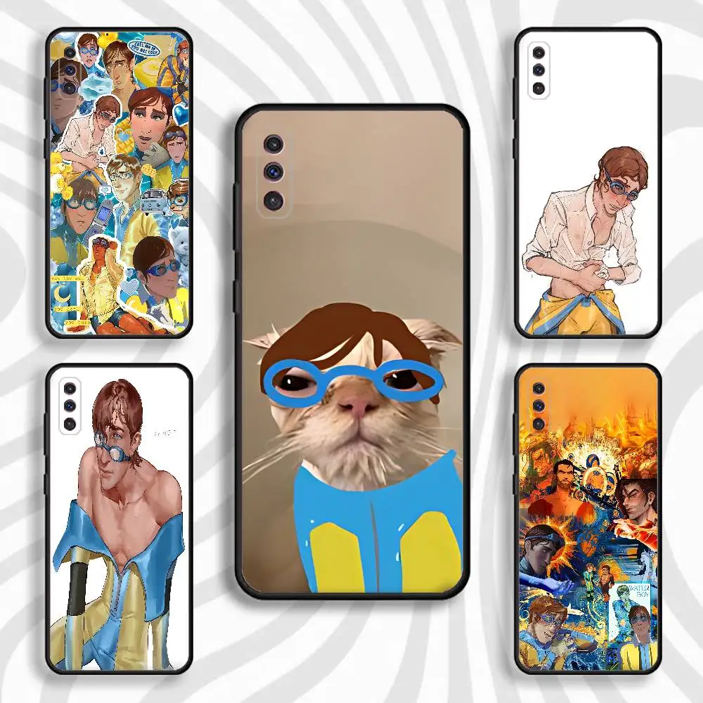 

W-Waterboy D-Dispatch Phone Case For Samsung S10,S21,FE,S21,Note 20,S26,S25,S24,S23,Ultra,S9,S22,Plus Soft Silicone Black Cover