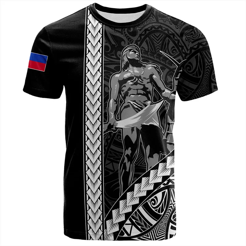 Harajuku 3D Philippines National Emblem Printed T Shirt Philippines Maori Tribal Styles Graphic Tee Shirts Fashion Tees Clothing