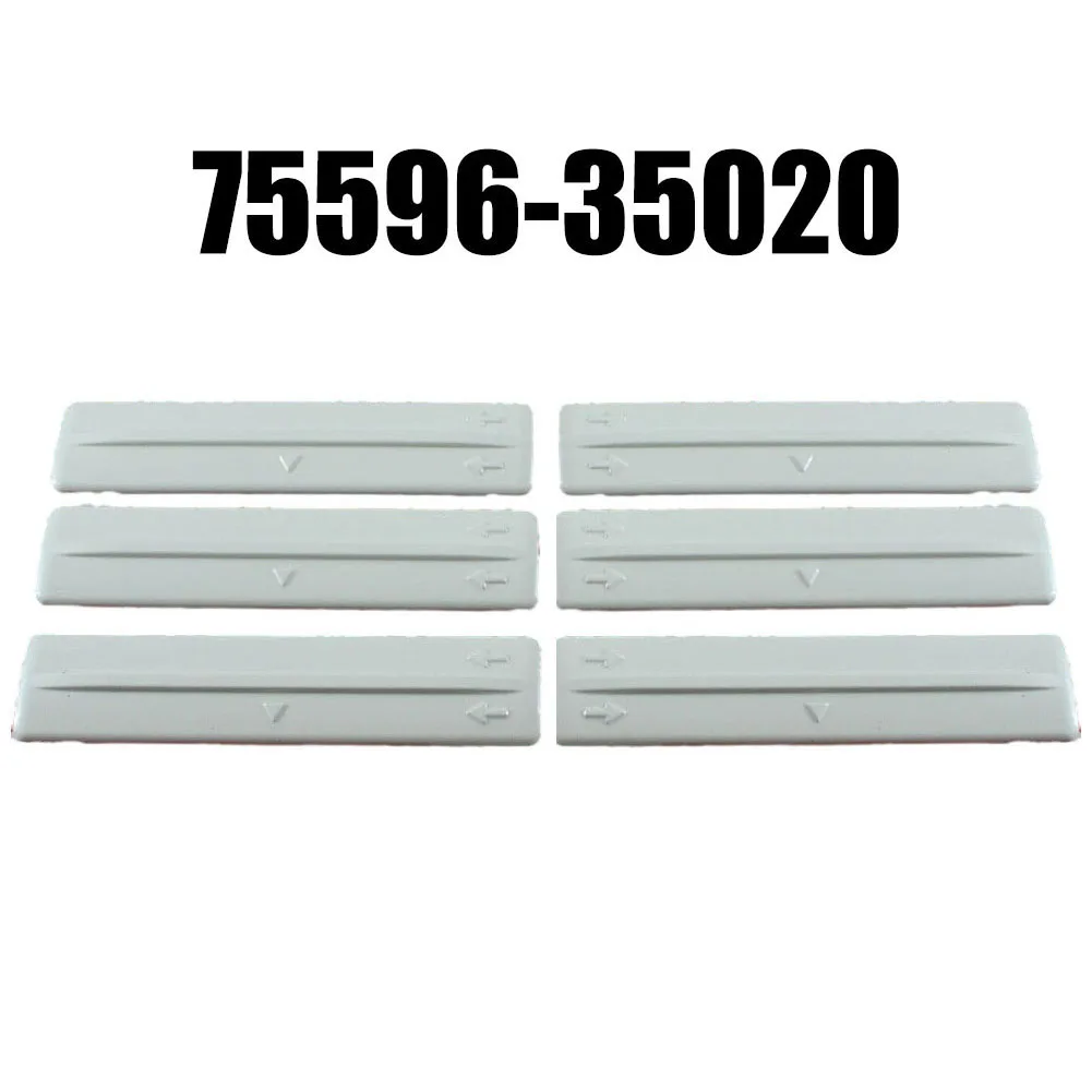 Cover Roof Rack Cover Wear-resistant White 75596-35020 Anti-corrosion Easy To Use Non-deformation Quick To Install