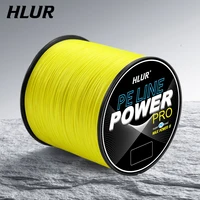 Línea de Pesca Trenzada PE HLUR Serie X8 de 8 Hilos, 1000M 500M 300M, 15-100LB, Multifilamento, Suave, para Pesca de Carpa