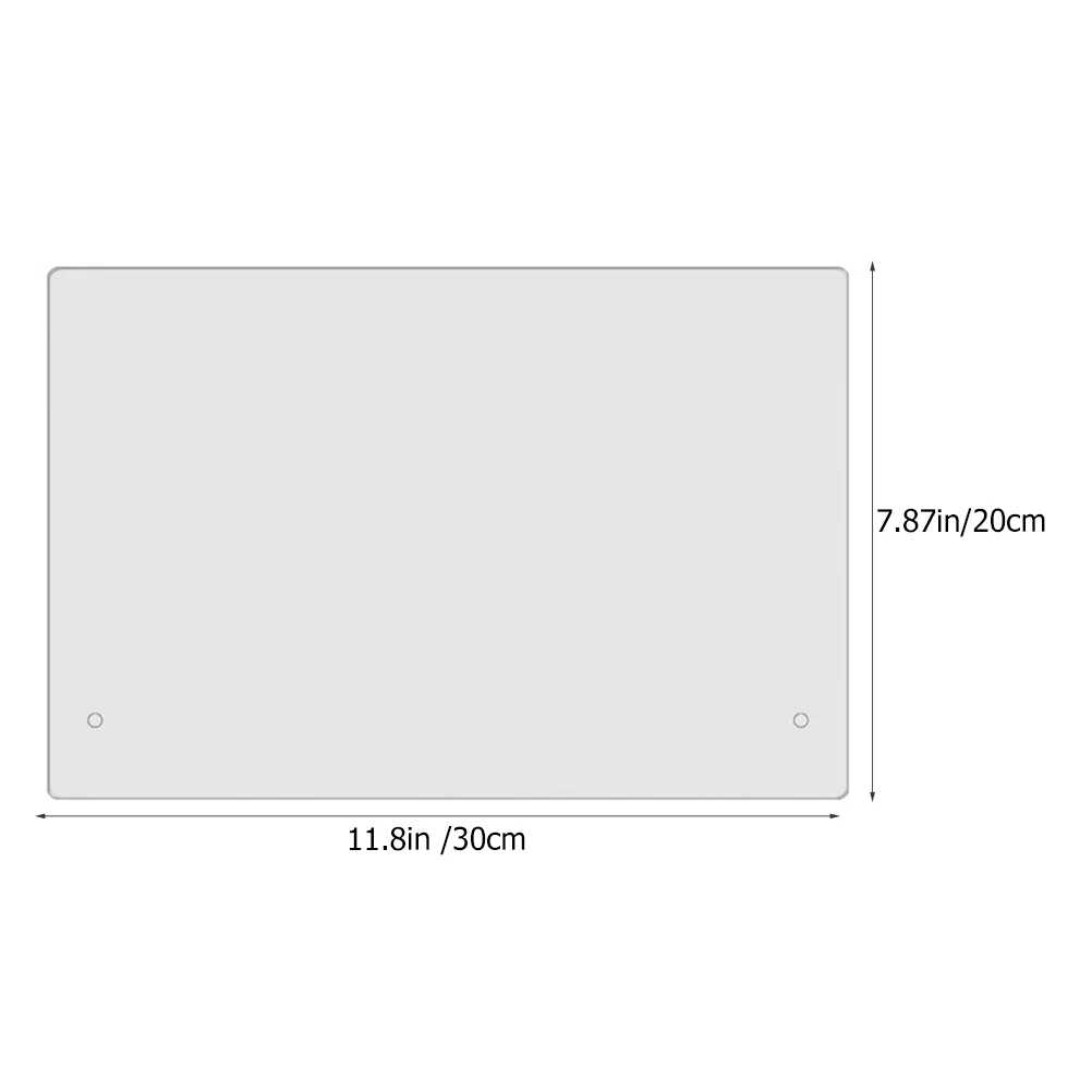 Clear Dry Erase Board Transparent Acrylic Whiteboard The List Standing Multi-function Memo Work