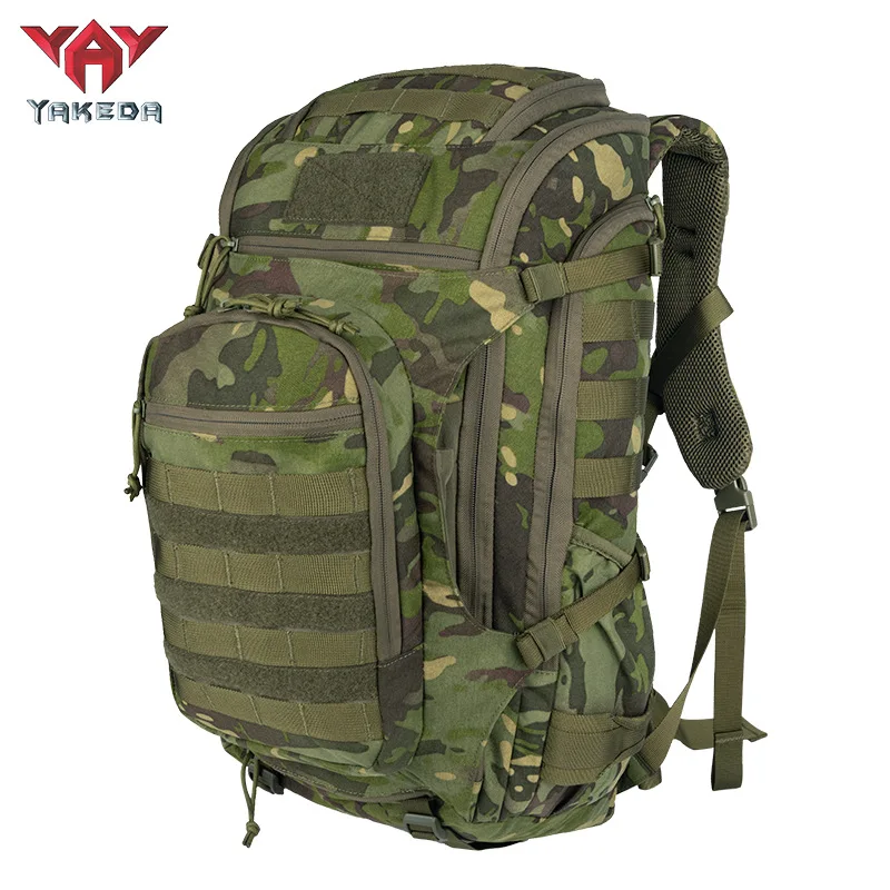 

YAKEDA 40L Outdoor Tactical Backpack Military Assault Pack Army Molle Backpack 1000D Nylon Daypack Rucksack Bag Camping Hiking