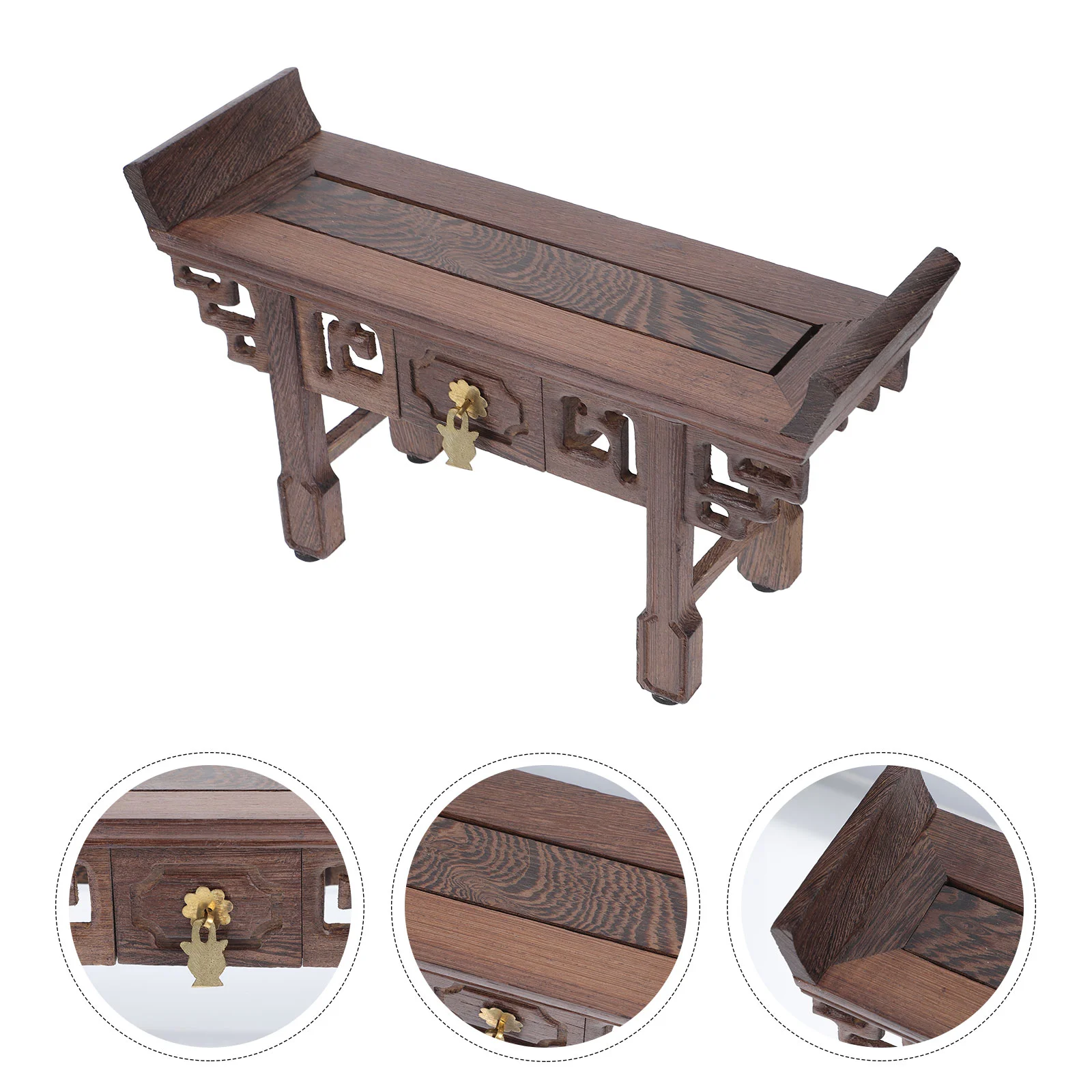 Jade Display Stand Bonsai Sockel Regale Holz Basis Vase Basen Blumentopf Handwerk Rack