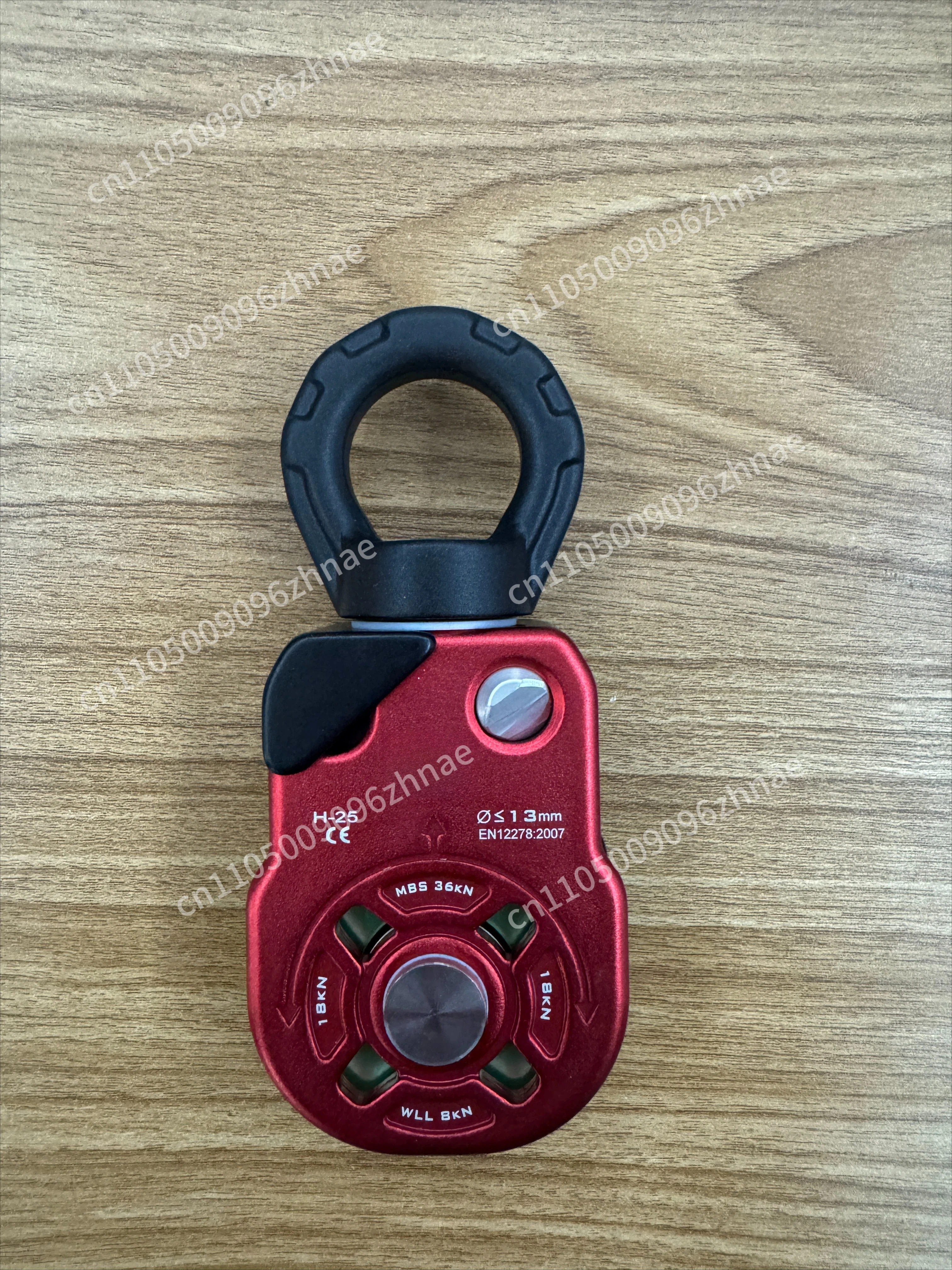 

Outdoor Mountaineering Rotary Ring Fixed Equipment Universal Single and Double Pulley Rope Anti-knot Side Board Pulley