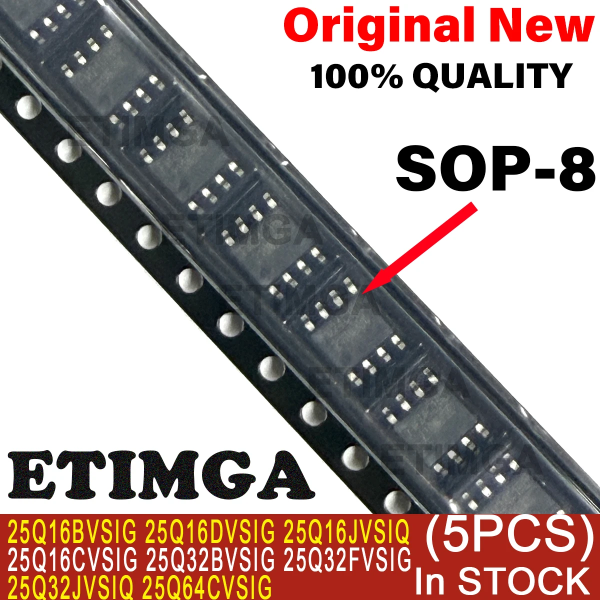 (10 قطع) 100% جديد W25Q32JVSSIQ W25Q32JVSIQ 25Q32JVSIQ sop-8 شرائح #1