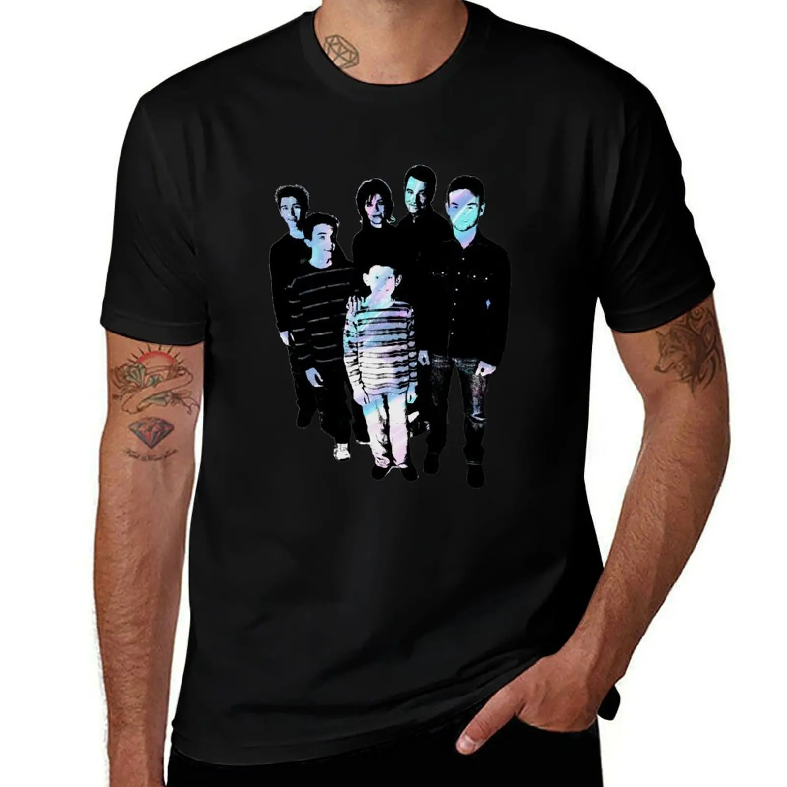 Malcolm in the middle-holographic T-Shirt Work Outdoor Short Sleeve Tee T-Shirt