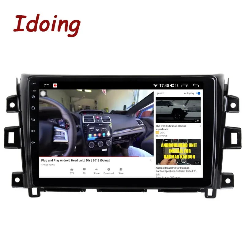 10.2 Inch Android 12 Car Stereo for Nissan Navara/Frontier NP300 2011-2016 | Wireless CarPlay & Android Auto | GPS Navigation He