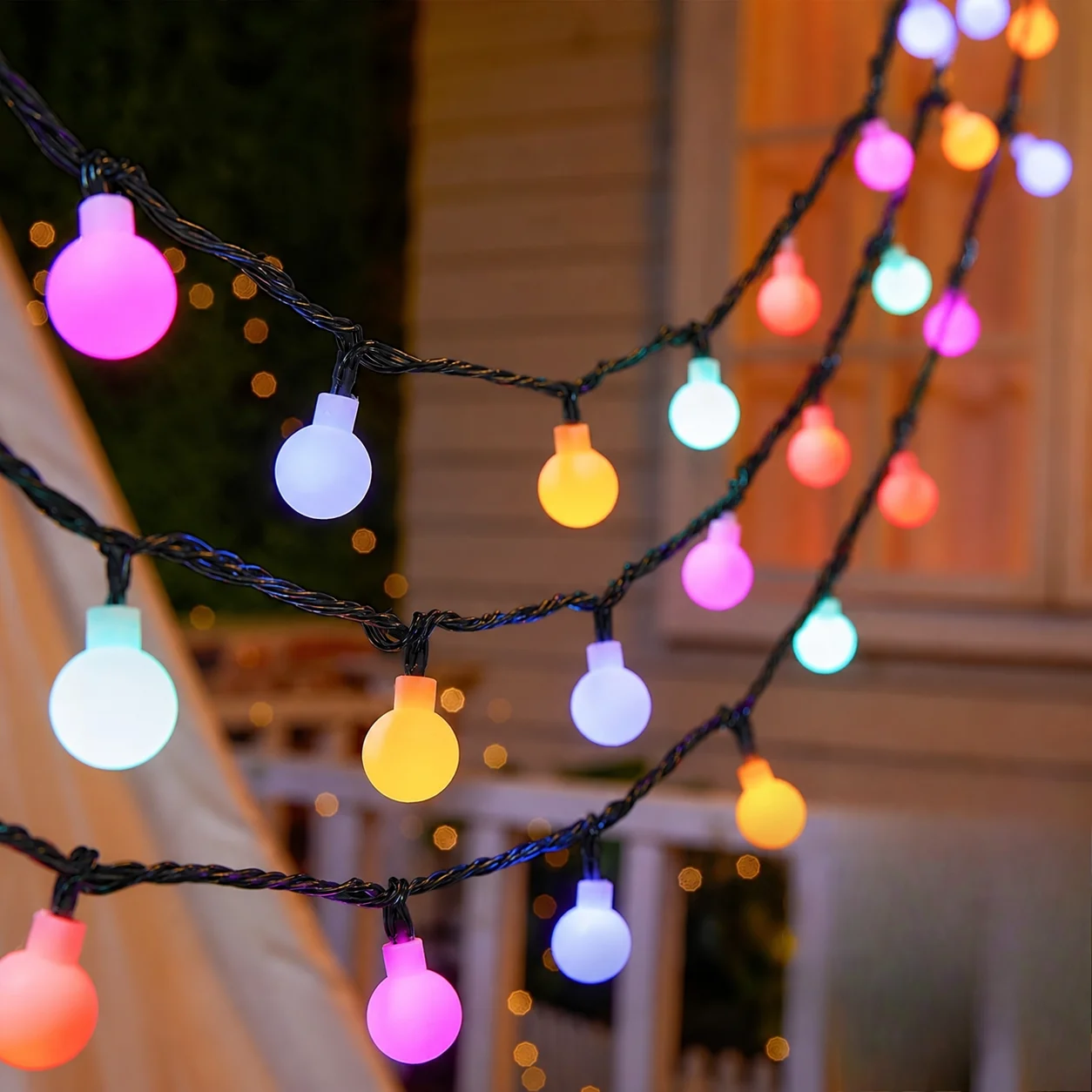 USB Multicolor Globe String Li - Fairy Lights Bedroom 评论和价格