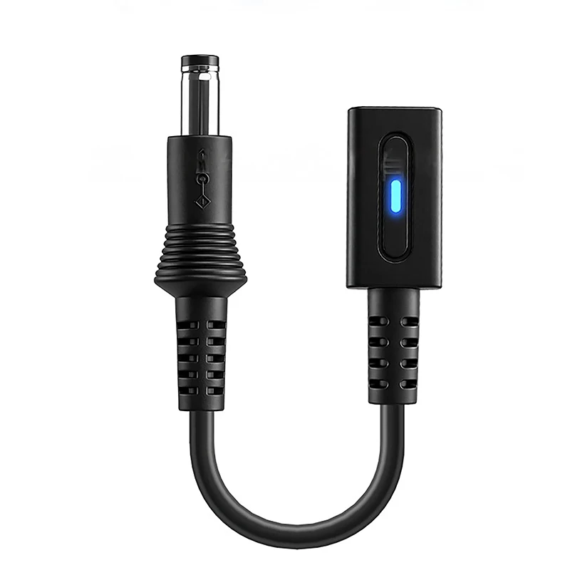 for SMS Sega Master System Charging Cable PD 45W Type C Convert Power Supply Cord Adapter with Instruct Light for Sega Mark III
