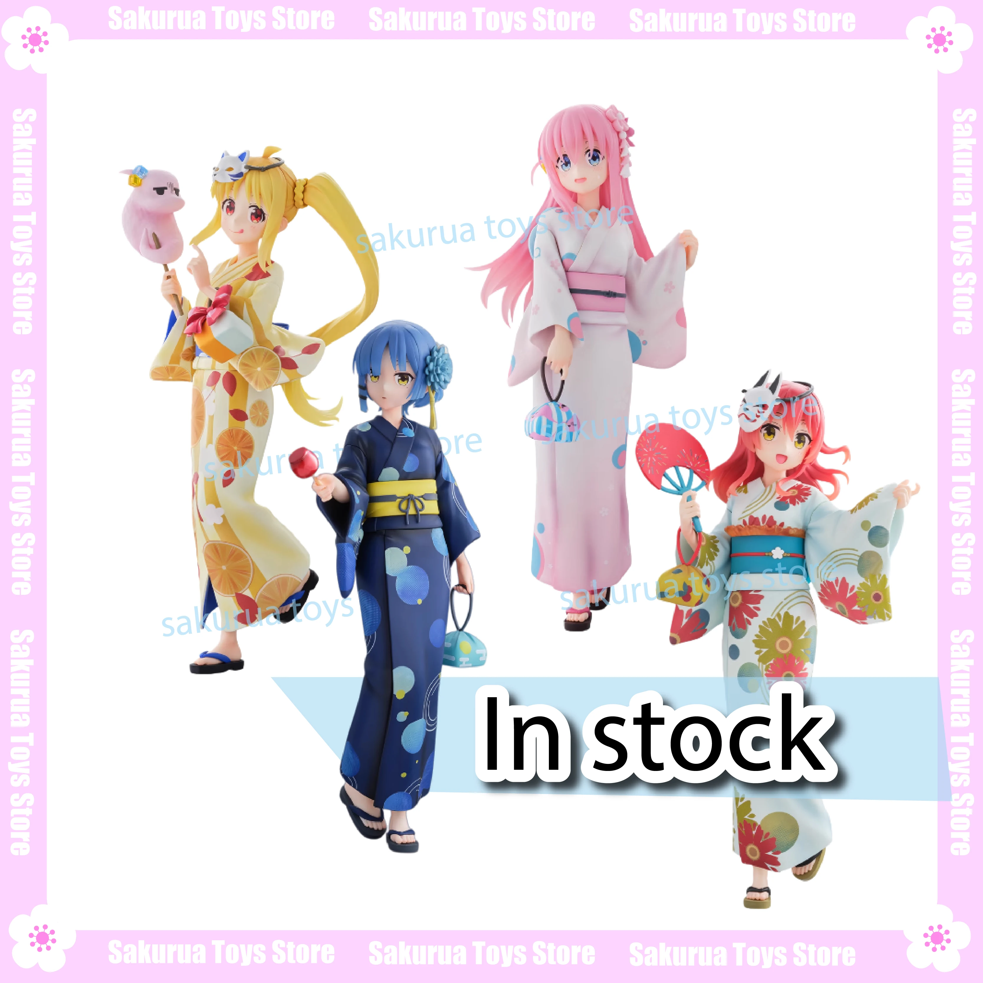 

In Stock Bandai, Lonely Rock, Ichiban Sho, Goto Doku, Ijichi Hikaru, Yamada Ryo, Kita Ikuyo Figurine, Movable Figure Collection