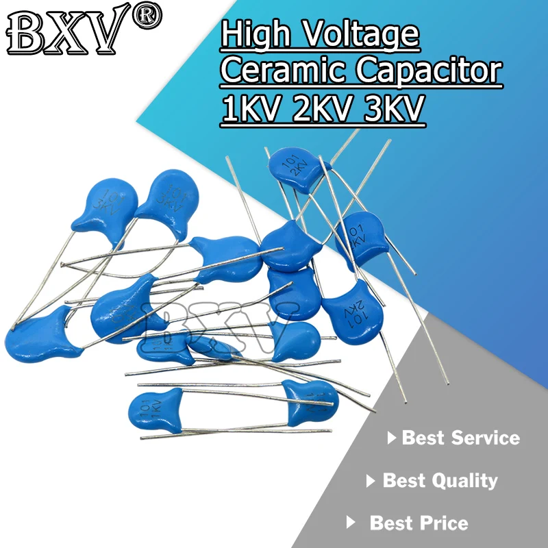 20PCS 1KV 2KV 3KV High Voltage Ceramic Capacitor 5PF 30PF 47PF 56PF 100PF 220PF 1NF 2.2NF 3.3NF 4.7NF 10NF 100NF 471 222 223 103
