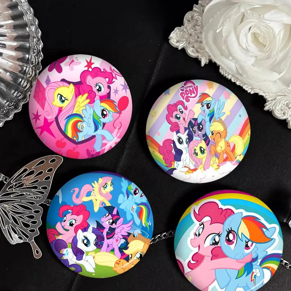 M-My L-Little PonyS-S Anime Anime Brooches Cute Cartoon  Badge Jacket Jeans Lapel Pin Gift Accessorie