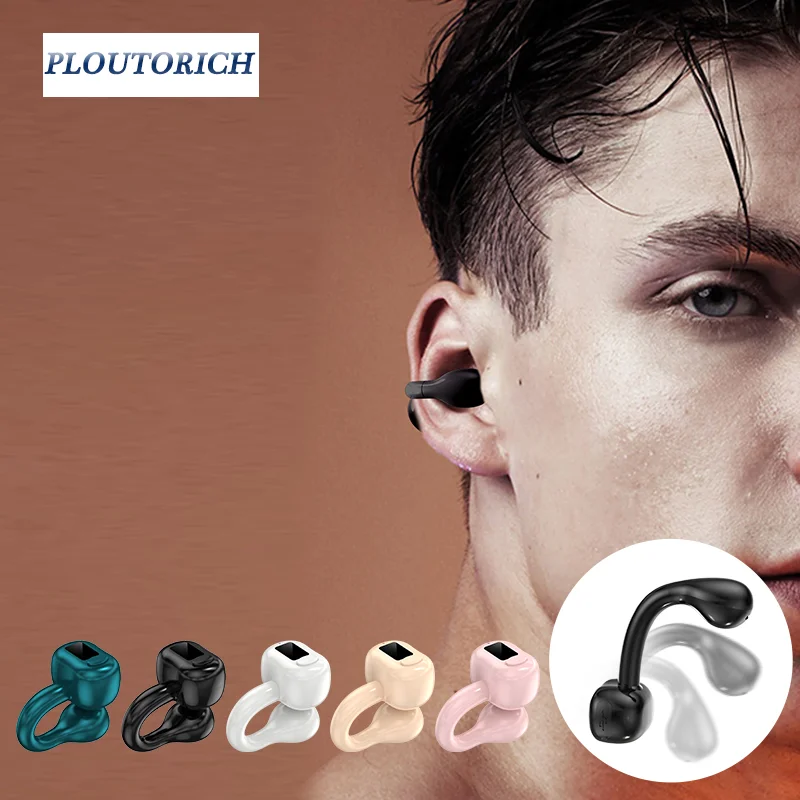 Sport Bluetooth Earphone Ear Clip Style Not In Ear Long Battery Life IPX5 Waterproof Light Weight Headset Listen Music Gaming