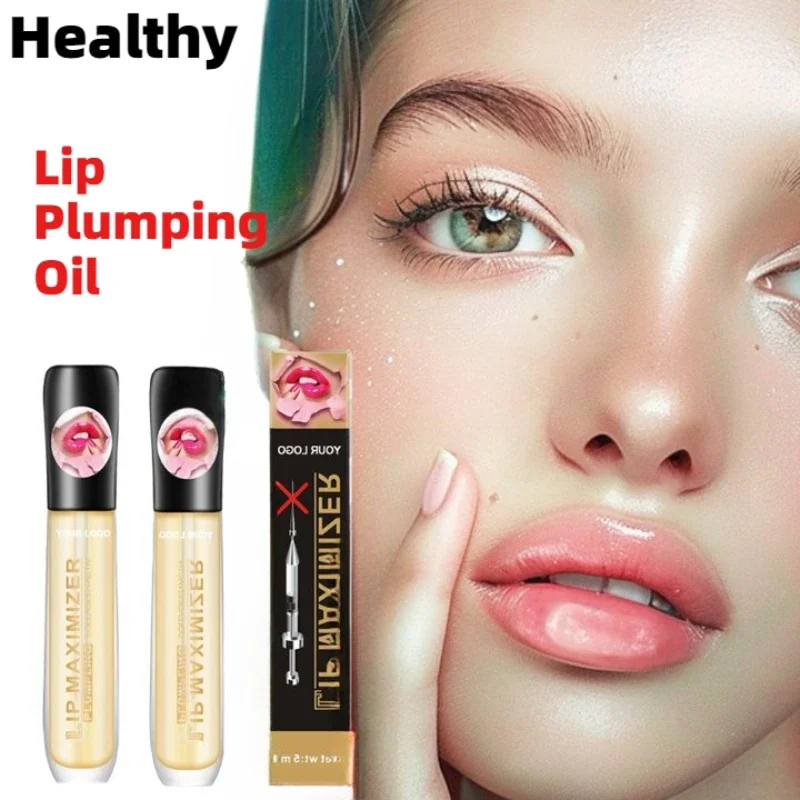 

5ml Sexy Plumping Lip Oil Collagen Increase Mouth Repair Reduce Lip Tenderness Enhance Moisturizing Care Essence Bright White