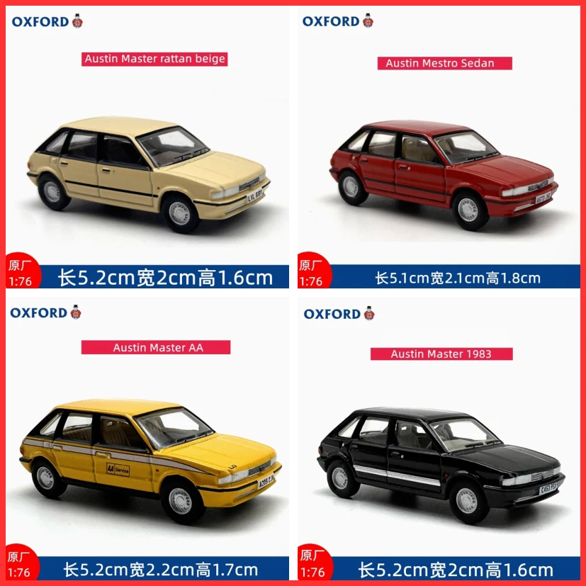 OXFORD 1: 76 Scale Austin's Master AA/Mestro Sedan Vintage Alloy Simulation Car Model Static Decoration Collectibles Gift Toys