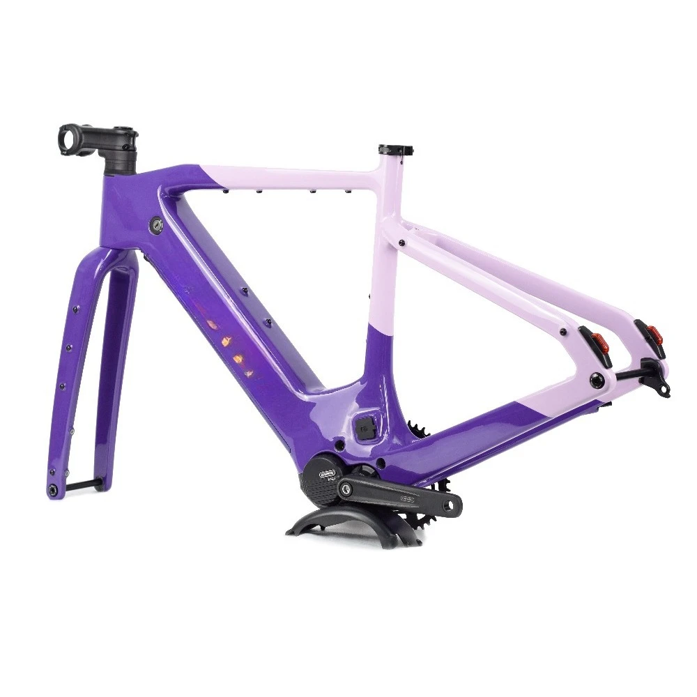 High Performance 250W Mid Motor Electronic Shifter Derailleur Carbon Fiber Road Bicicleta Frameset