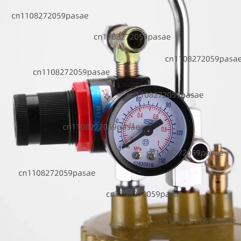 2-Liter Stone-Effect Paint Wenjie Water-Based Sand-Effect Multicolor Paint Latex Spray Gun Paint Pneumatic Pressure Barrel