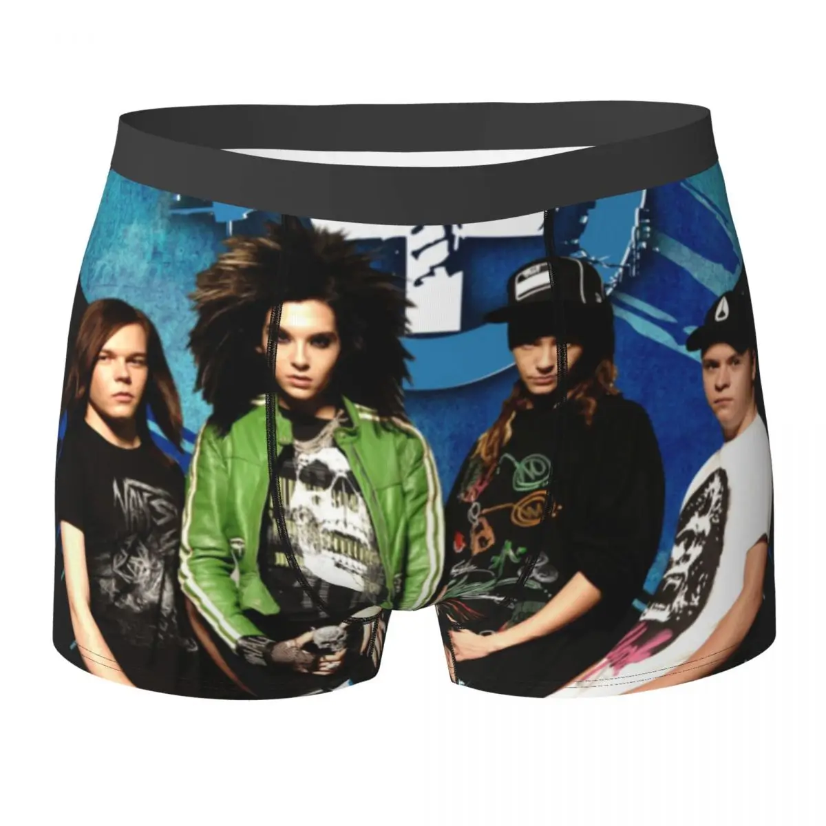 

Нижнее белье Tokio Hotel, певица, музыкальный плакат, 3D чехол, модные трусы-боксеры, короткие мягкие мужские трусы, большие размеры