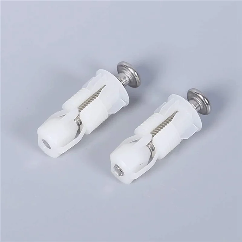 AB47-5X parafusos do assento do vaso sanitário e parafusos da tampa do vaso sanitário parafusos de dobradiças de fixação superior de aço inoxidável, para peças de reposição do assento do vaso sanitário