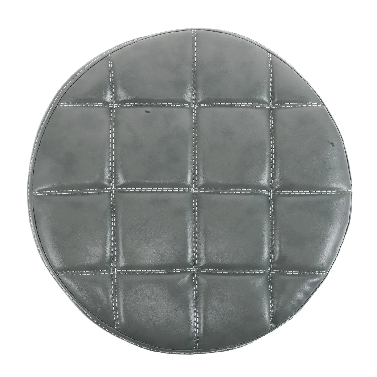 Round Stool Replacement Padded Seat Cushion Faux Cover for Swivel Chairs Bar Stools Office Home Restaurant