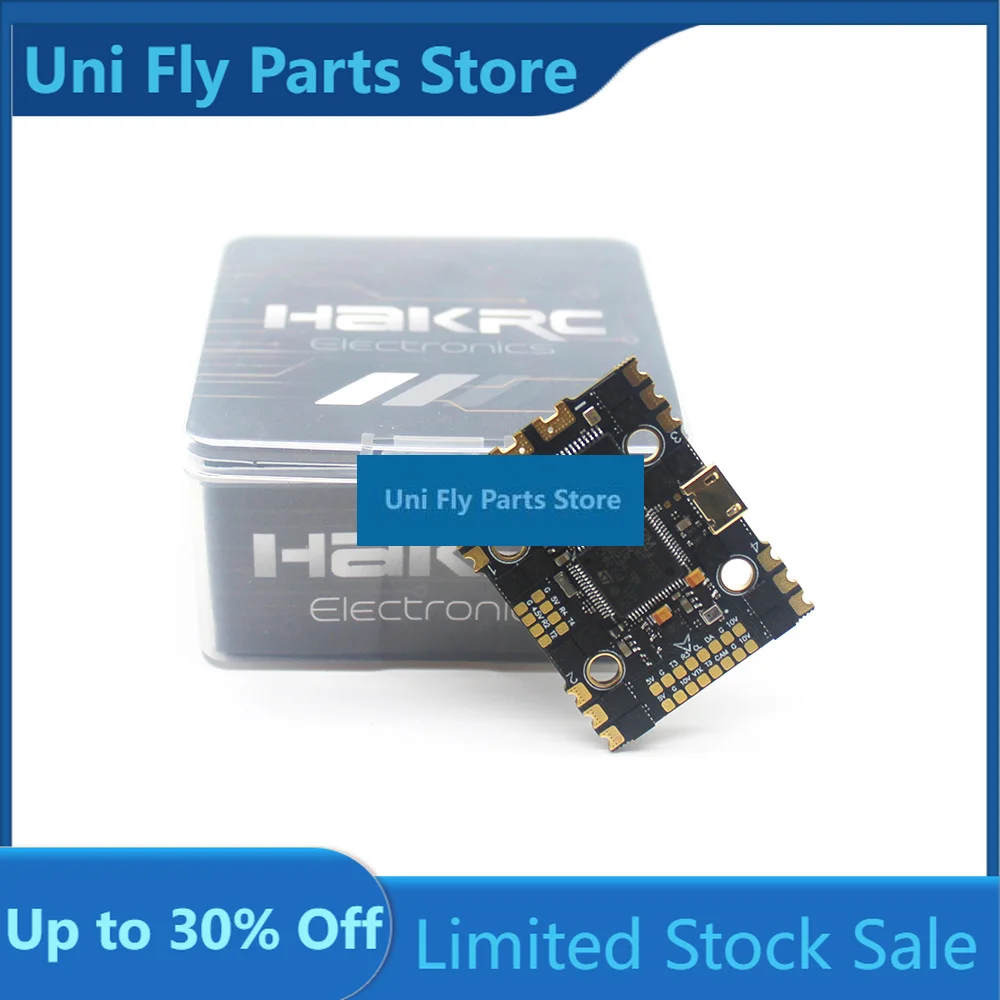UniFlyHAKRC Flight Controller F7220D W/ESC 32Bit 40A/50A 4in1 Double BEC OSD For RC FPV Toothpick Cinewhoop Drone Model DIY