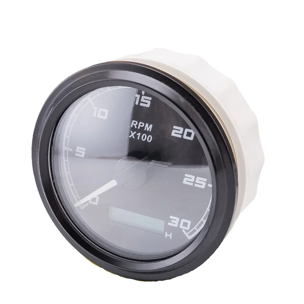 

dies el digital engine tachometer Control analog panel rpm hour speed meter lcd display VDO mechanical pointer gauge 24V