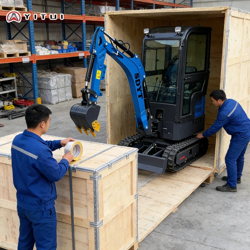 

Diesel Mini Excavator 1.5 Ton Zero Emission - High Power For Indoor Construction Garden Renovation 1 Year Warranty Customized